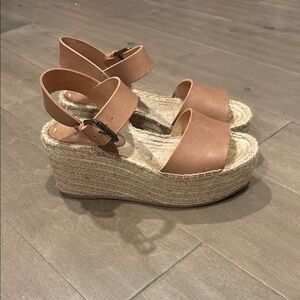 Soludos Espadrille Tan Wedge Sandals